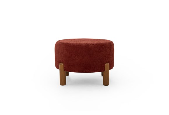 Ezel 60 Lık Puf - Bordo