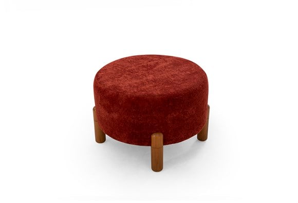 Ezel 60 Lık Puf - Bordo