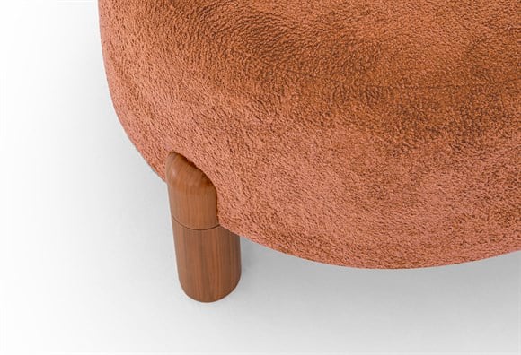 Ezel 60 Lık Puf - Somon