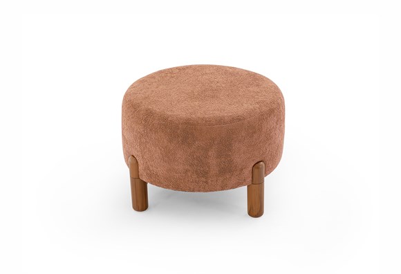 Ezel 60 Lık Puf - Somon