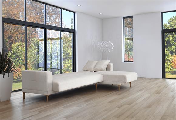 Ezel Köşe Takımı (Krem)