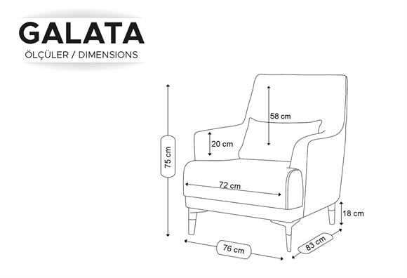 Galata Berjer (Krem)