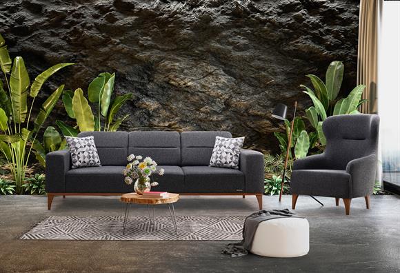 Hira Koltuk Takımı (Antrasit)