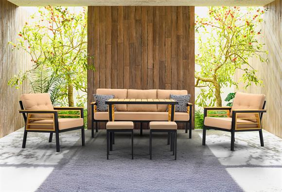 Ilgaz Bahçe&Balkon Seti (Bej)