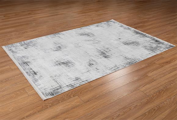 Kadife Gri Halı 100x300 (KF411A)