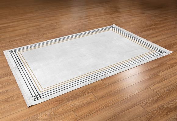 Kadife Gri Halı 80x150 (KF433A)