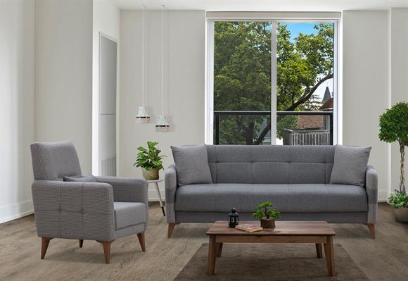 Kumru Kanepe Takımı (Antrasit Gri)