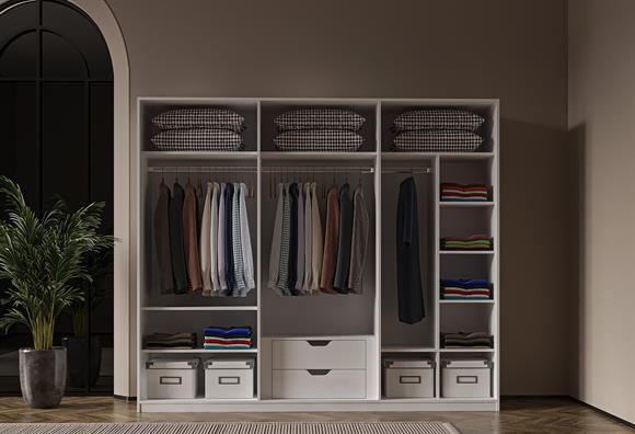 Lena 6 Kapaklı Modül Dolap