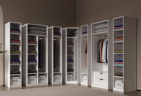 Lena 9 Kapaklı Modül Dolap