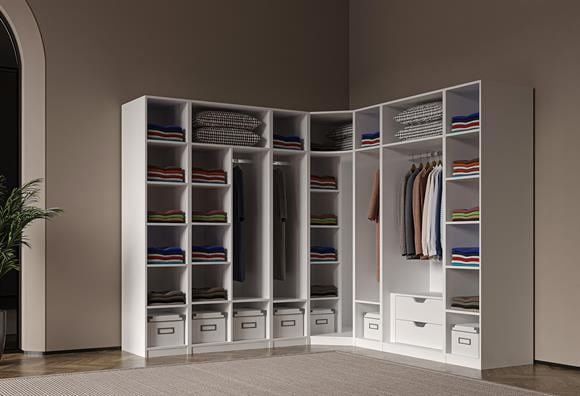 Lena 9 Kapaklı Modül Dolap