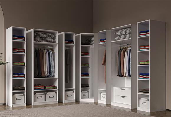 Lena 9 Kapaklı Modül Dolap