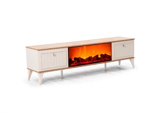 Lena Şömineli Tv Sehpası