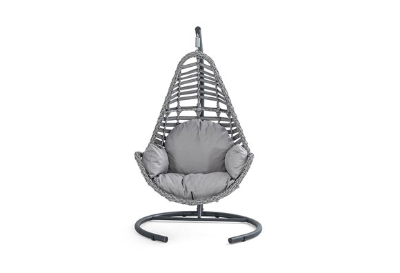 Lion Rattan Örme Salıncak (Gri)