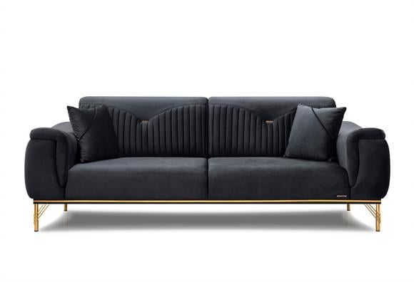 Loya Üçlü Koltuk (Gri)