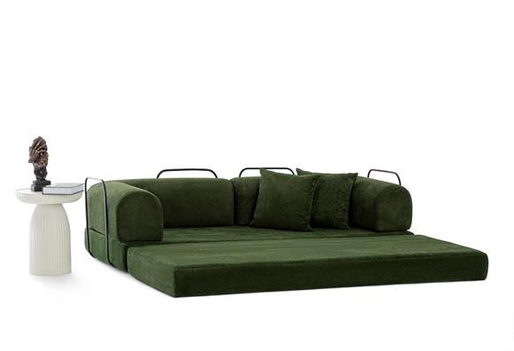 Luna Üçlü - Koyu Yeşil