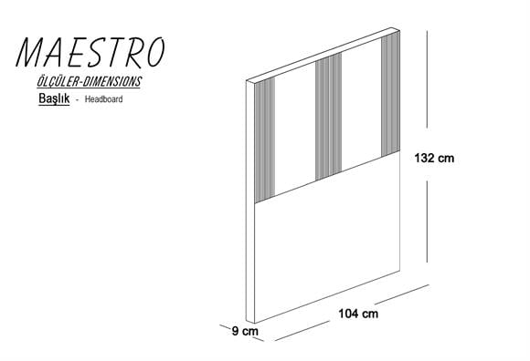 Maestro 100 Lük Başlık - (Krem)
