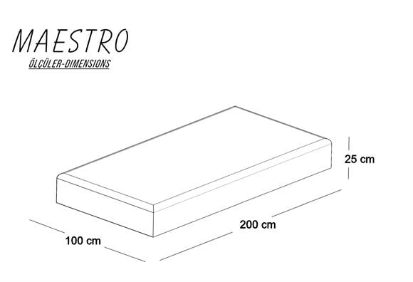 Maestro 100X200 Yatak