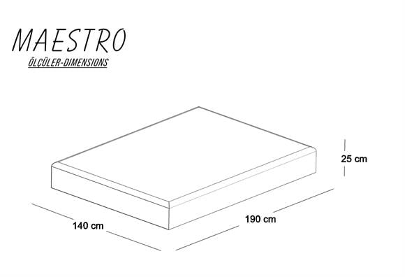 Maestro 140X190 Yatak