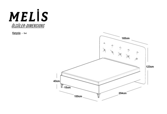 Melis 150lik Karyola