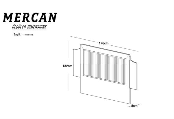 Mercan 160lık Başlık