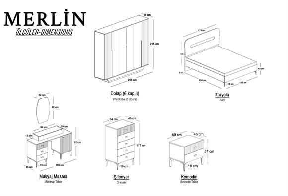 Merlin Yatak Odası Takımı