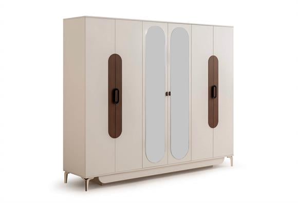 Milano 6 Kapılı Dolap 