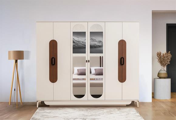 Milano 6 Kapılı Dolap 