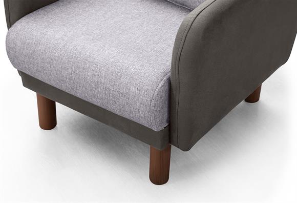 Milano Berjer (Gri Deri-Gri Kumaş)