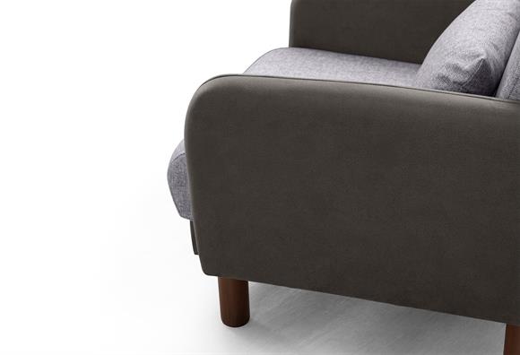 Milano Berjer (Gri Deri-Gri Kumaş)