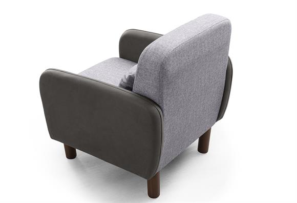 Milano Berjer (Gri Deri-Gri Kumaş)