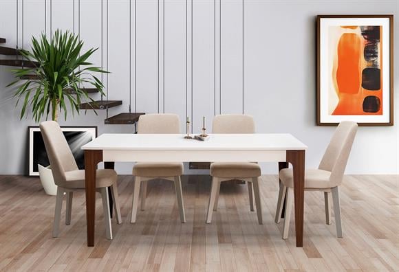 Milano Sabit Yemek Masası Takımı