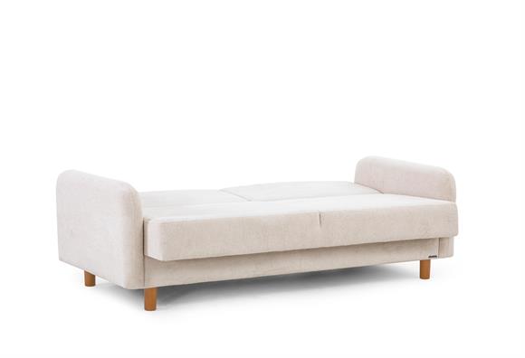 Narin Bohem Kanepe (Bej/Meşe Ayak)