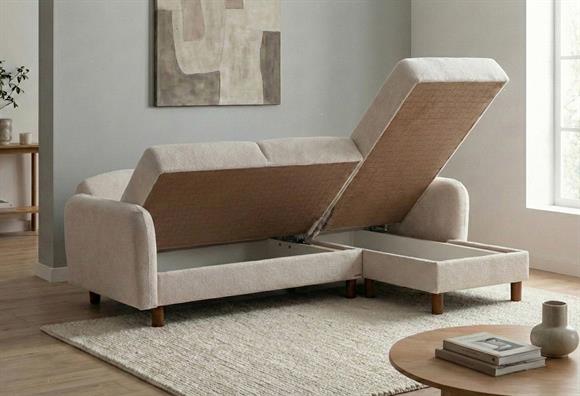 Narin Köşe Takımı (Bej)