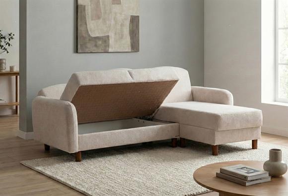 Narin Köşe Takımı (Bej)