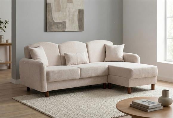 Narin Köşe Takımı (Bej)