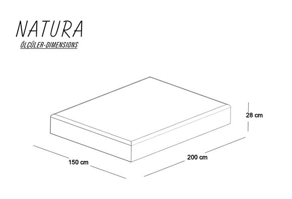 Natura Yatak 150x200