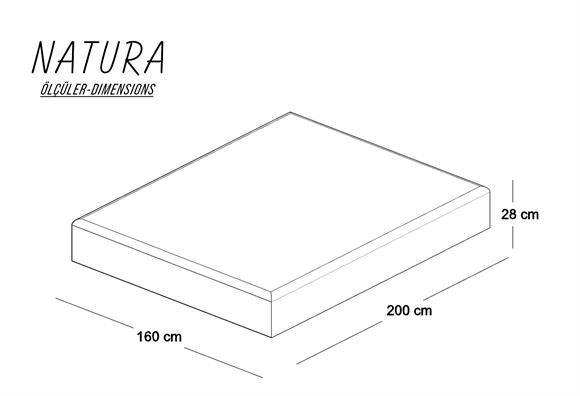 Natura Yatak 160x200