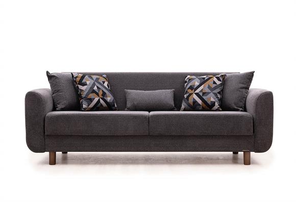 Nisa Kanepe Takımı (Gri-Krem)