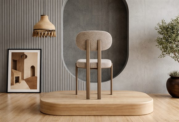 Nobel Sandalye (Mat Altın/Vizon)