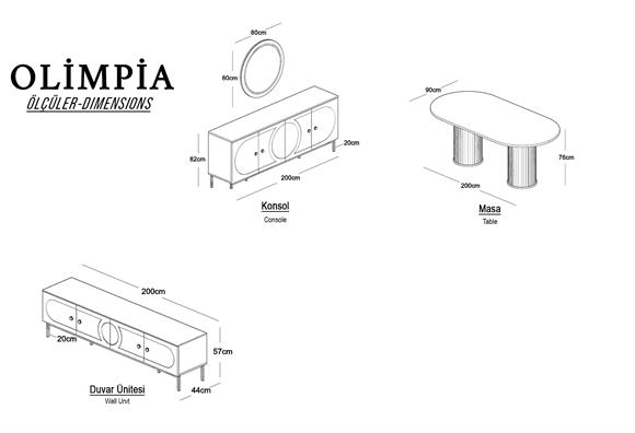 Olimpia Yemek Odası Takımı 