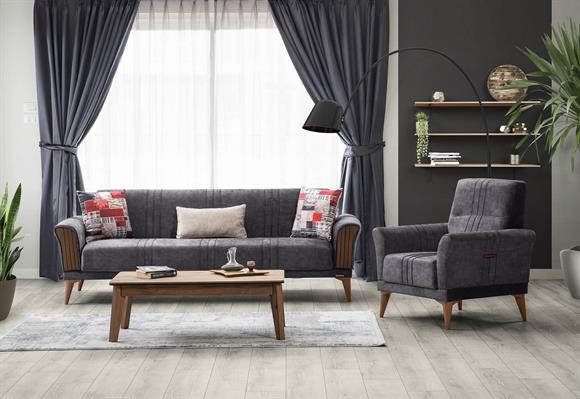 Optima Kanepe Takımı (Antrasit)