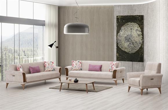 Optima Kanepe Takımı (Gül Kurusu)