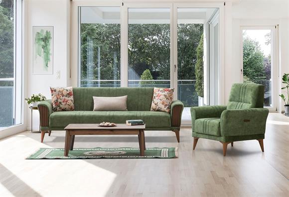 Optima Kanepe Takımı (Yeşil)