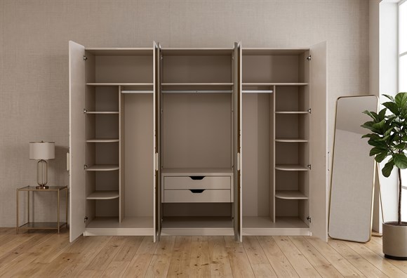 Petek 6 Kapılı Dolap