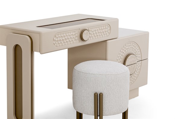 Petek Makyaj Masası Takımı