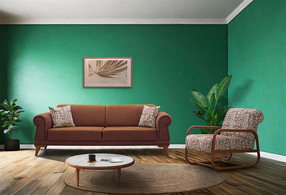 Retro Koltuk Takımı (Kiremit)