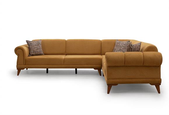 Retro Köşe Takımı (Hardal)