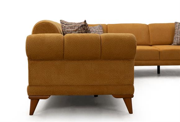 Retro Köşe Takımı (Hardal)