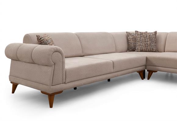 Retro Köşe Takımı (Vizon)