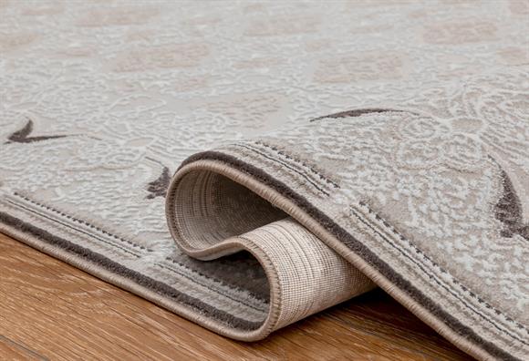 Ritim Krem/Vizon Halı 80x150 (RT701)